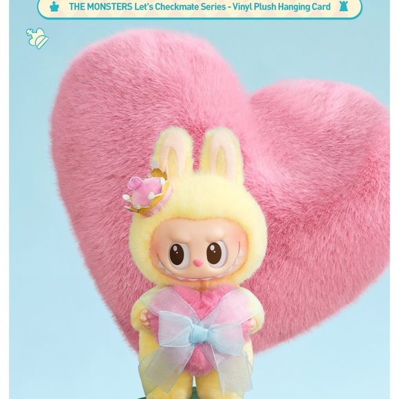 NIP THE MONSTERS Labubu Let's Checkmate Queen Series Vinyl Plush Hanging Card - Picture 11 of 14